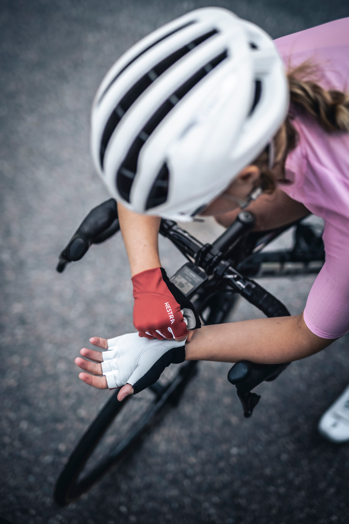 Hestra Spiro Short 5-finger - Fahrrad Handschuhe mit Gel Einlage