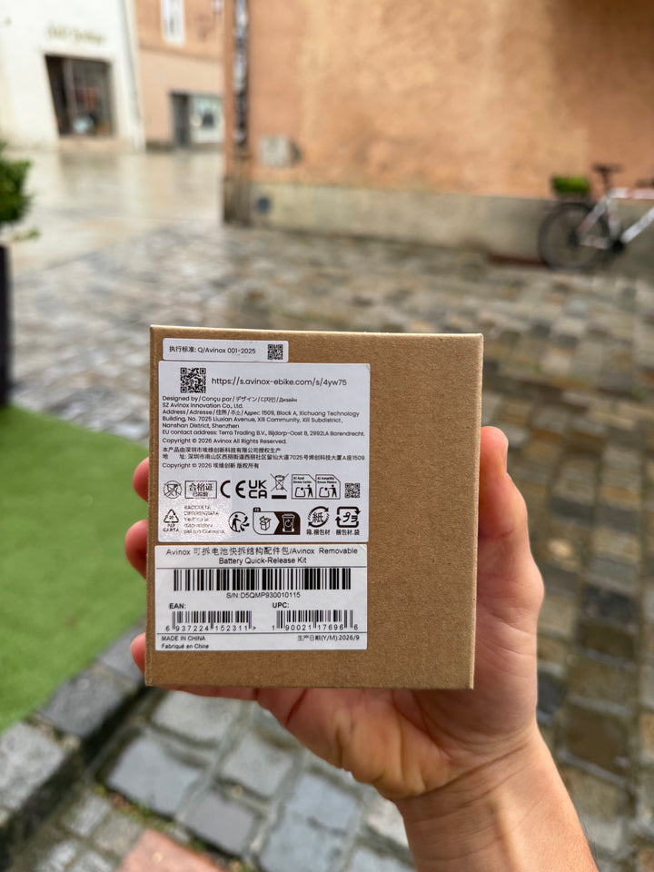 Avinox Removable Battery Quick-Release Kit | Akku-Schnellverschluss