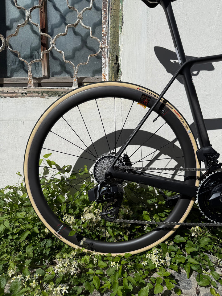 Cervelo R5 SRAM FORCE E1 2x12 Powermeter | 2026 Black/Bronze | Black/Silver