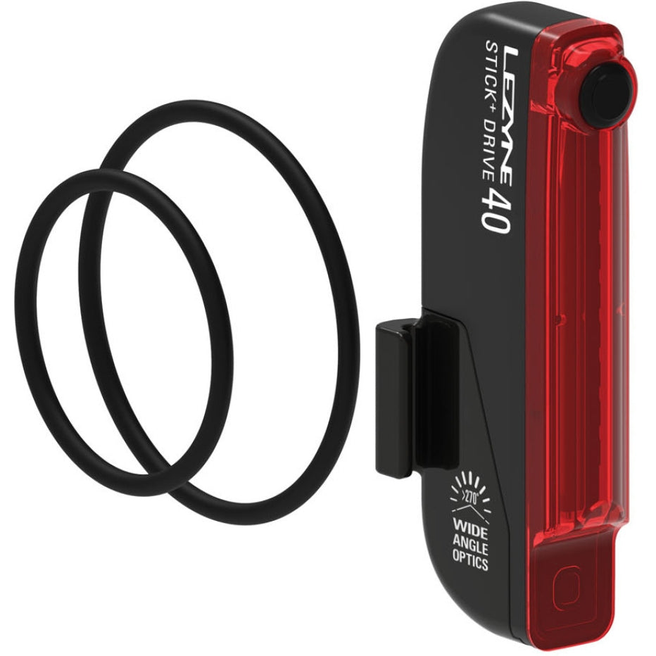 Lezyne Stick+ Drive Rear Fahrradrücklicht USB wiederaufladbar