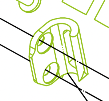 Merida Silex 200/400/700 Umwerfer Halterung | Derailleur mount