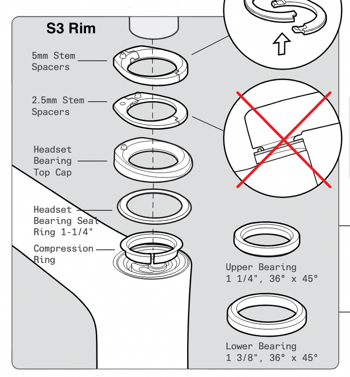 Headset for Cervelo R5, Soloist, S5, Aspero, Caledonia, etc