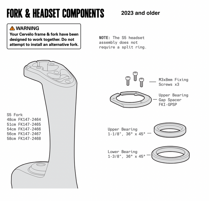 Headset for Cervelo R5, Soloist, S5, Aspero, Caledonia, etc