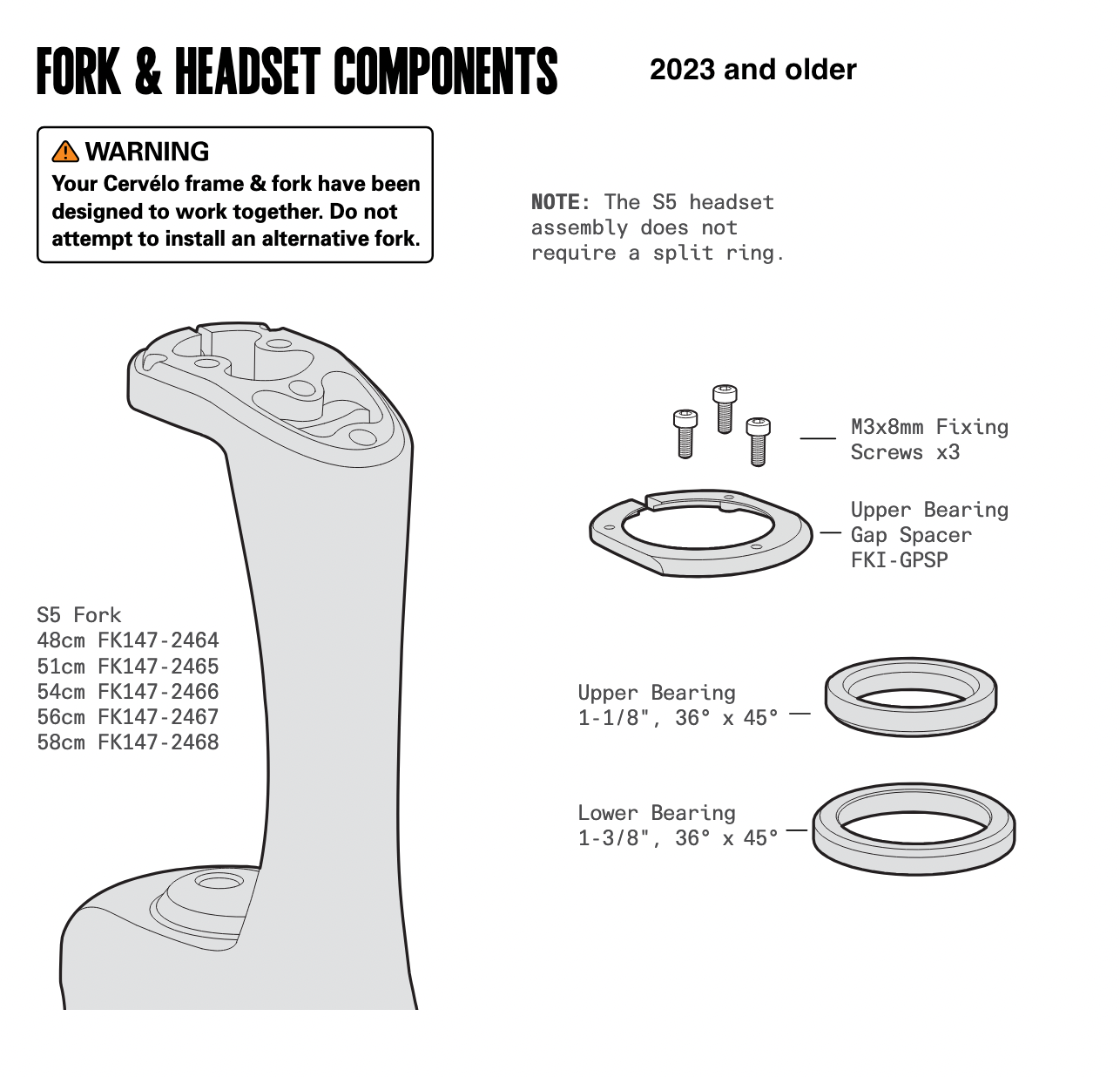 Cervelo r5 headset bearings sales