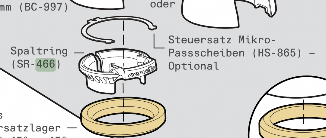 Cervelo Split Ring Headset | SR-466