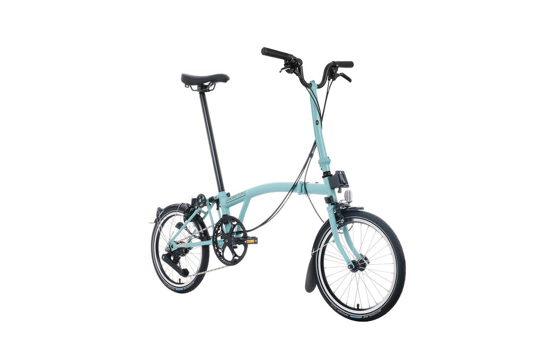 klapprad unter 12 kg Brompton C Line Explore 12-Gang Faltrad/Klapprad mit Gepäckträger + Na – Grundtner