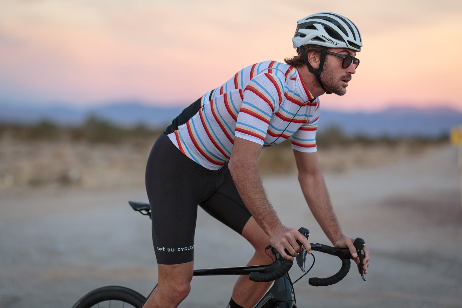 Café du Cycliste Mona for Men: Parasol Bleu Rouge – Grundtner