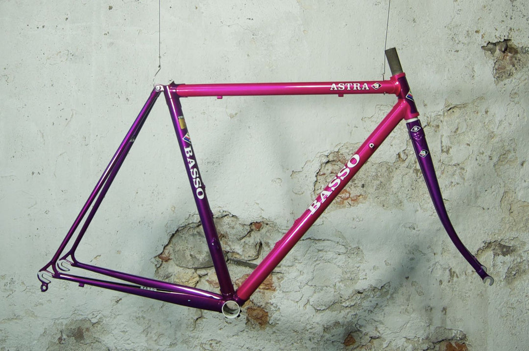 basso vintage rennrad Basso Astra violet-pink frames – Grundtner