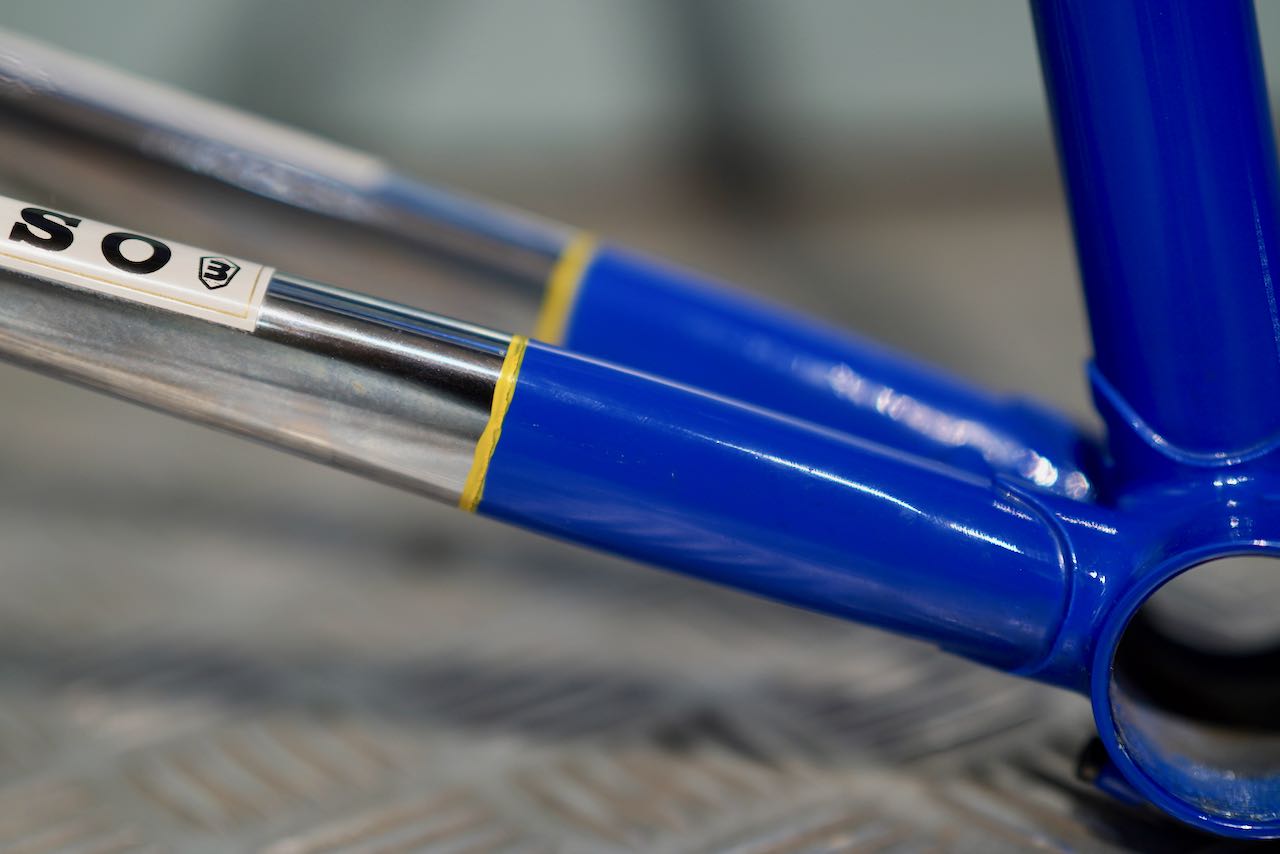 Basso Gap frame set in blue – Grundtner