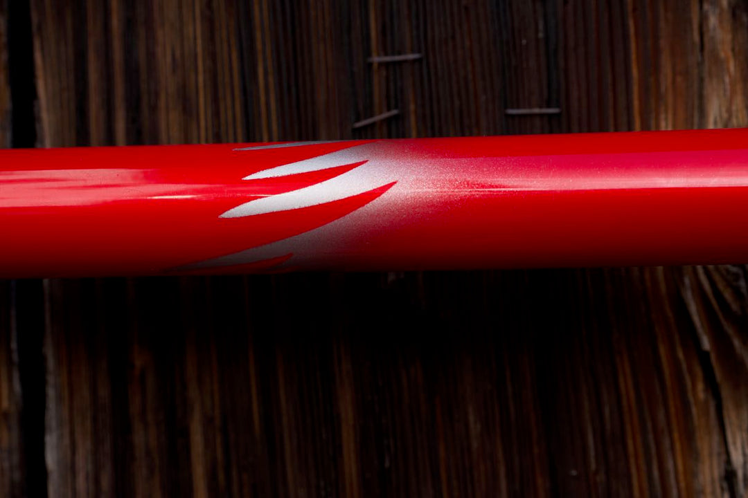 New Basso Viper frame red with silver flames