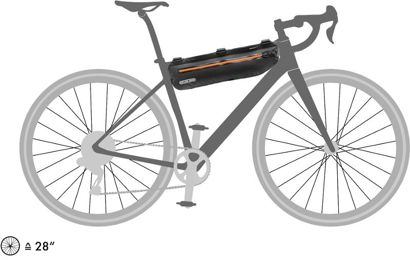 oberrohrtaschen rennrad Oberrohrtasche Frame-Pack Toptube, schwarz – Grundtner