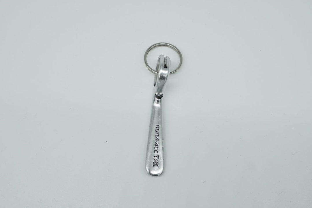 Schlüsselanhänger/Key chain with old shiftlever: DA, Shimano 600, Campagnolo...