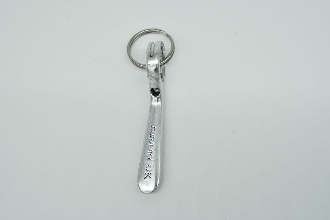 Key ring/Key chain with old shift lever: DA, Shimano 600, Campagnolo...