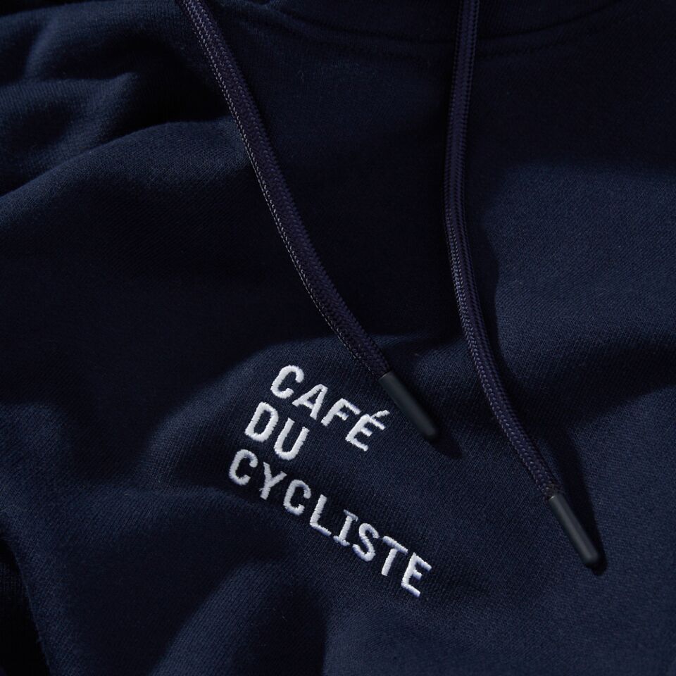 Café du Cycliste Prune Hooded Sweater